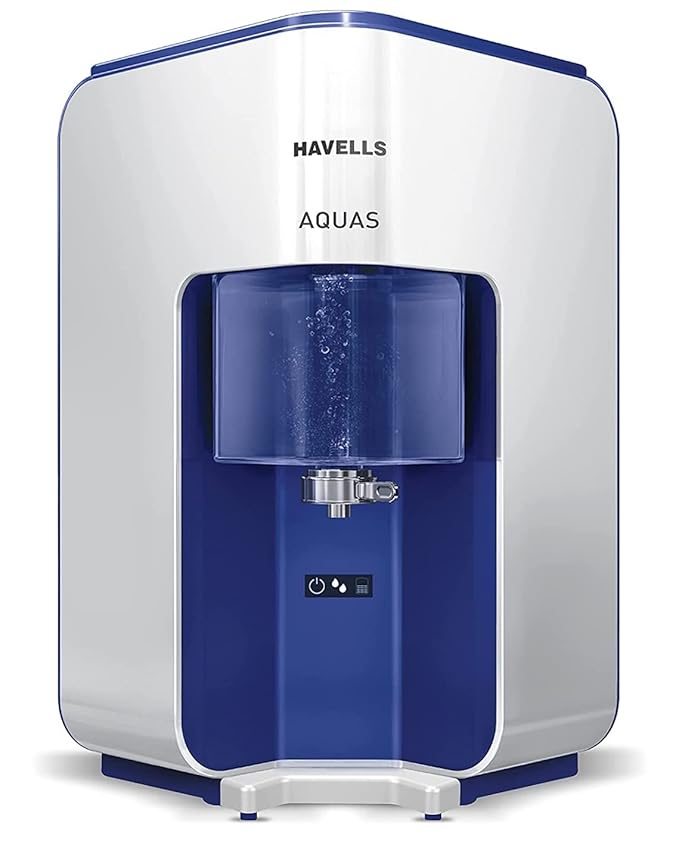 Havells AQUAS RO+UF Water Purifier – 7L, Copper, Zinc & Mineral Enhanced, Compact